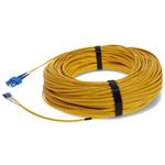 Picture of 80m SC to LC Yellow OS2 Duplex OFNR (Riser-Rated) SMF Fiber Patch Cable