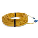 Picture of 80m SC to LC Yellow OS2 Duplex OFNR (Riser-Rated) SMF Fiber Patch Cable