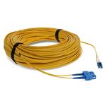 Picture of 80m SC to LC Yellow OS2 Duplex OFNR (Riser-Rated) SMF Fiber Patch Cable