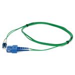 Picture of 8m SC to LC Green OS2 Duplex OFNR (Riser-Rated) SMF Fiber Patch Cable