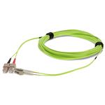 Picture of 9m SC to LC Lime Green OM5 Duplex OFNR (Riser-Rated) Fiber Patch Cable