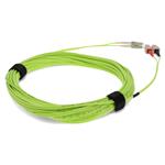 Picture of 9m SC to LC Lime Green OM5 Duplex OFNR (Riser-Rated) Fiber Patch Cable