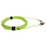 Picture of 9m SC to LC Lime Green OM5 Duplex OFNR (Riser-Rated) Fiber Patch Cable