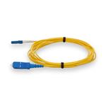 Picture of 10m SC to LC Yellow OS2 Simplex Microboot, Snagless OFNR (Riser-Rated) SMF Fiber Patch Cable