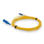 Picture of 10m SC to LC Yellow OS2 Simplex Microboot, Snagless OFNR (Riser-Rated) SMF Fiber Patch Cable