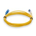 Picture of 10m SC to LC Yellow OS2 Simplex Microboot, Snagless OFNR (Riser-Rated) SMF Fiber Patch Cable