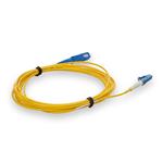 Picture of 10m SC to LC Yellow OS2 Simplex Microboot, Snagless OFNR (Riser-Rated) SMF Fiber Patch Cable