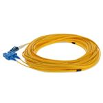 Picture of 32m SC to LC Yellow OS2 Duplex Microboot, Snagless OFNR (Riser-Rated) SMF Fiber Patch Cable