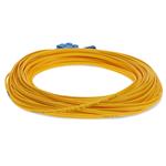 Picture of 32m SC to LC Yellow OS2 Duplex Microboot, Snagless OFNR (Riser-Rated) SMF Fiber Patch Cable