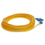 Picture of 32m SC to LC Yellow OS2 Duplex Microboot, Snagless OFNR (Riser-Rated) SMF Fiber Patch Cable