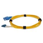 Picture of 8m SC to LC Yellow OS2 Duplex Microboot, Snagless OFNR (Riser-Rated) SMF Fiber Patch Cable