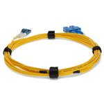 Picture of 8m SC to LC Yellow OS2 Duplex Microboot, Snagless OFNR (Riser-Rated) SMF Fiber Patch Cable