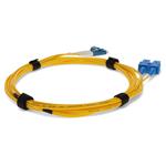 Picture of 8m SC to LC Yellow OS2 Duplex Microboot, Snagless OFNR (Riser-Rated) SMF Fiber Patch Cable