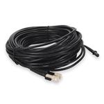 Picture of 20m SC to MT-RJ Black OM1 Duplex OFNR (Riser-Rated) MMF Fiber Patch Cable
