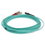 Picture of 7m SC to MT-RJ Aqua OM3 Duplex OFNR (Riser-Rated) Fiber Patch Cable
