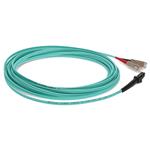 Picture of 7m SC to MT-RJ Aqua OM3 Duplex OFNR (Riser-Rated) Fiber Patch Cable
