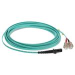 Picture of 7m SC to MT-RJ Aqua OM3 Duplex OFNR (Riser-Rated) Fiber Patch Cable