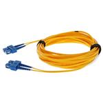 Picture of 0.5m SC to SC Yellow OS2 Duplex OFNR (Riser-Rated) TAA SMF Fiber Patch Cable