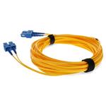 Picture of 0.5m SC to SC Yellow OS2 Duplex OFNR (Riser-Rated) TAA SMF Fiber Patch Cable