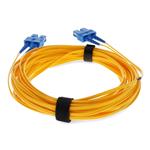 Picture of 0.5m SC to SC Yellow OS2 Duplex OFNR (Riser-Rated) TAA SMF Fiber Patch Cable