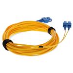 Picture of 0.5m SC to SC Yellow OS2 Duplex OFNR (Riser-Rated) TAA SMF Fiber Patch Cable
