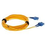 Picture of 0.5m SC to SC Yellow OS2 Duplex OFNR (Riser-Rated) TAA SMF Fiber Patch Cable
