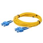 Picture of 0.5m SC to SC Yellow OS2 Duplex OFNP (Plenum-Rated) SMF Fiber Patch Cable