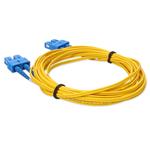 Picture of 0.5m SC to SC Yellow OS2 Duplex OFNP (Plenum-Rated) SMF Fiber Patch Cable