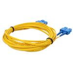 Picture of 0.5m SC to SC Yellow OS2 Duplex OFNP (Plenum-Rated) SMF Fiber Patch Cable
