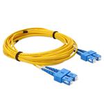 Picture of 0.5m SC to SC Yellow OS2 Duplex OFNP (Plenum-Rated) SMF Fiber Patch Cable