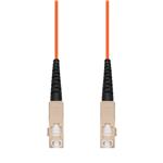 Picture of 0.5m SC to SC Orange OM1 Simplex OFNP (Plenum-Rated) MMF Fiber Patch Cable