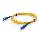 Picture of 0.5m SC to SC Yellow OS2 Simplex OFNR (Riser-Rated) SMF Fiber Patch Cable