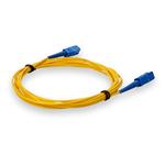 Picture of 0.5m SC to SC Yellow OS2 Simplex OFNR (Riser-Rated) SMF Fiber Patch Cable