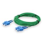 Picture of 10m SC to SC Green OS2 Duplex OFNP (Plenum-Rated) TAA SMF Fiber Patch Cable
