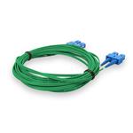 Picture of 10m SC to SC Green OS2 Duplex OFNP (Plenum-Rated) TAA SMF Fiber Patch Cable