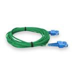 Picture of 10m SC to SC Green OS2 Duplex OFNP (Plenum-Rated) TAA SMF Fiber Patch Cable