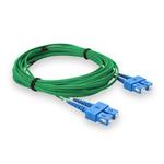 Picture of 10m SC to SC Green OS2 Duplex OFNP (Plenum-Rated) TAA SMF Fiber Patch Cable