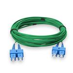 Picture of 10m SC to SC Green OS2 Duplex OFNP (Plenum-Rated) TAA SMF Fiber Patch Cable