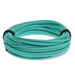 Picture of 12m SC to SC Aqua OM4 Duplex OFNR (Riser-Rated) TAA Fiber Patch Cable