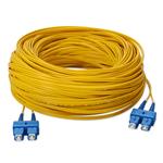 Picture of 15m SC to SC Yellow OS2 Duplex OFNR (Riser-Rated) SMF Fiber Patch Cable