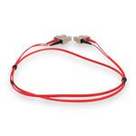 Picture of 1m SC to SC Red OM4 Duplex OFNR (Riser-Rated) Fiber Patch Cable