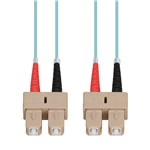 Picture of 1m SC to SC Violet OM4 Duplex LSZH Fiber Patch Cable