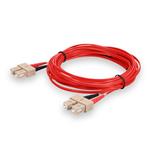 Picture of 1m SC to SC Red OM1 Duplex OFNR (Riser-Rated) MMF Fiber Patch Cable
