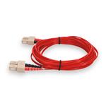 Picture of 1m SC to SC Red OM1 Duplex OFNR (Riser-Rated) MMF Fiber Patch Cable