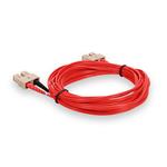 Picture of 1m SC to SC Red OM1 Duplex OFNR (Riser-Rated) MMF Fiber Patch Cable