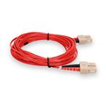 Picture of 1m SC to SC Red OM1 Duplex OFNR (Riser-Rated) MMF Fiber Patch Cable