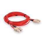 Picture of 1m SC to SC Red OM1 Duplex OFNR (Riser-Rated) MMF Fiber Patch Cable