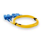Picture of 1m SC to SC Yellow OS2 Duplex OFNR (Riser-Rated) Fiber Patch Cable