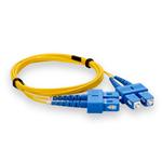 Picture of 1m SC to SC Yellow OS2 Duplex OFNR (Riser-Rated) Fiber Patch Cable