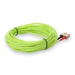Picture of 20m SC to SC Lime Green OM5 Duplex OFNR (Riser-Rated) Fiber Patch Cable